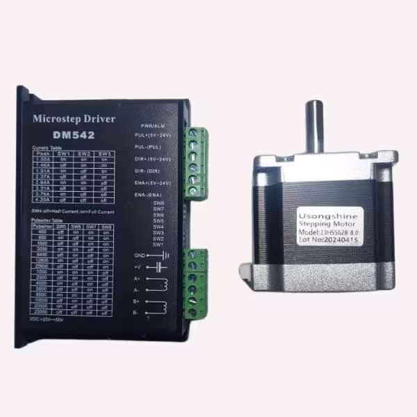خرید و قیمت استپرموتور 8.0_823HS5628 به همراه درایور DM542