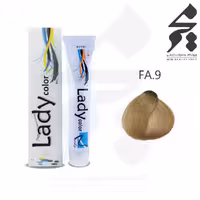 رنگ مو لیدی کالر Lady color شماره FA.9 حجم 100 میلی لیتر رنگ ماسه اخرایی