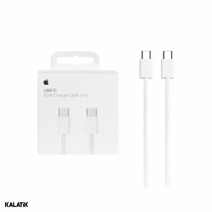 کابل تبدیل USB-C به USB-C اپل اصلی آیفون 15 مدل A2795 به طول 1 متر-شارسل