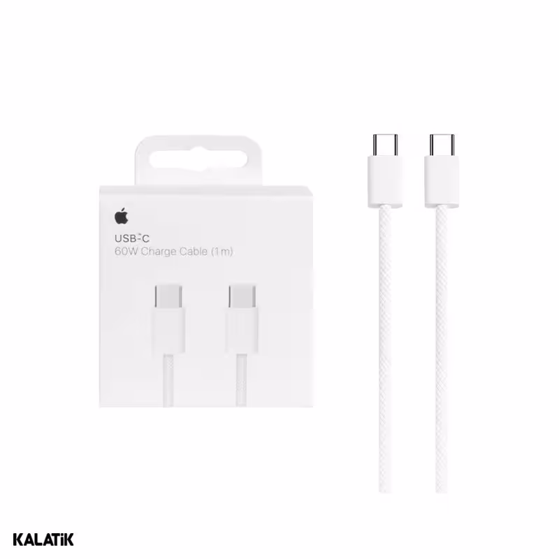 کابل تبدیل USB-C به USB-C اپل اصلی آیفون 15 مدل A2795 به طول 1 متر-شارسل