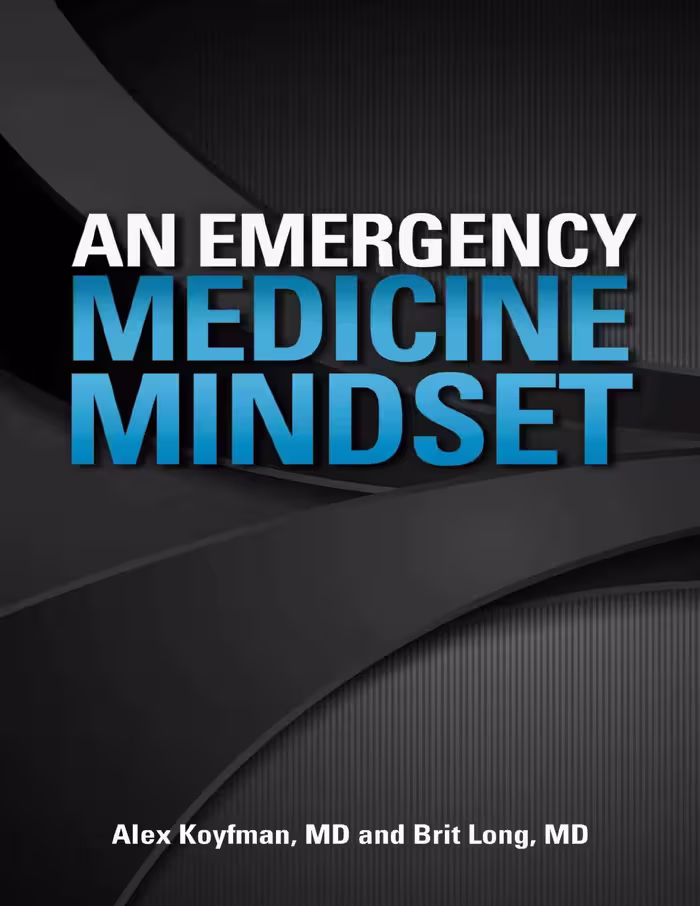 خرید و دانلود نسخه کامل کتاب An Emergency Medicine Mindset