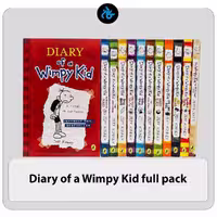 مجموعه 12 جلدی خاطرات یک بچه چلمن diary of a wimpy kid full pack