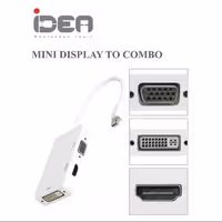 تبدیل Mini Display به DVI-HDMI-VGA ایده