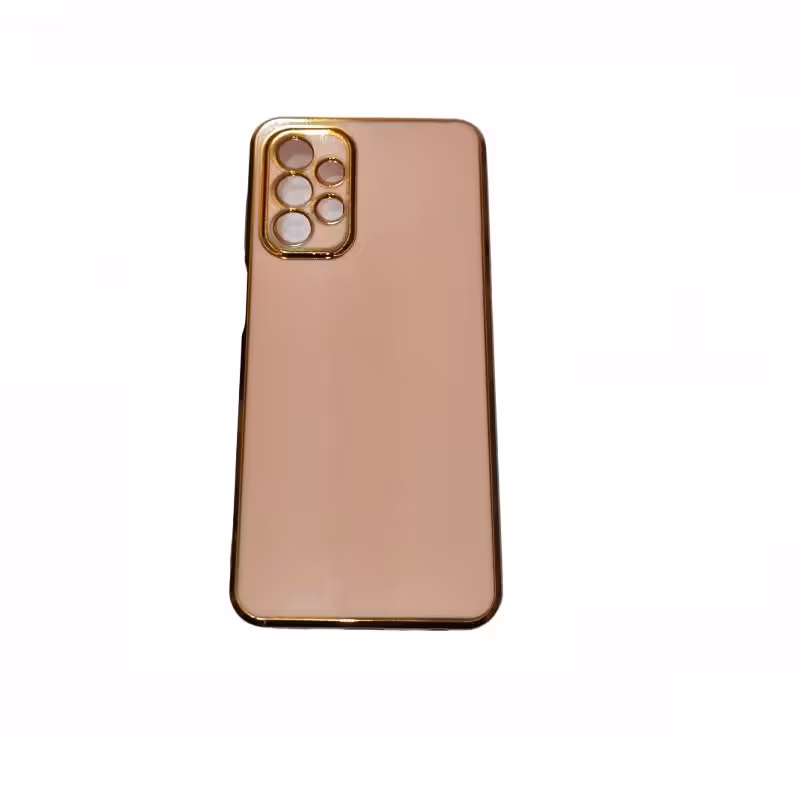 محافظ قاب گوشی سامسونگ A23 طرح ساده دور طلایی مدل My Case