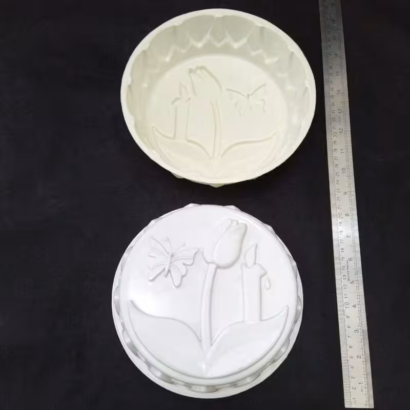 قالب پلاستیکی شمع و گل و پروانه