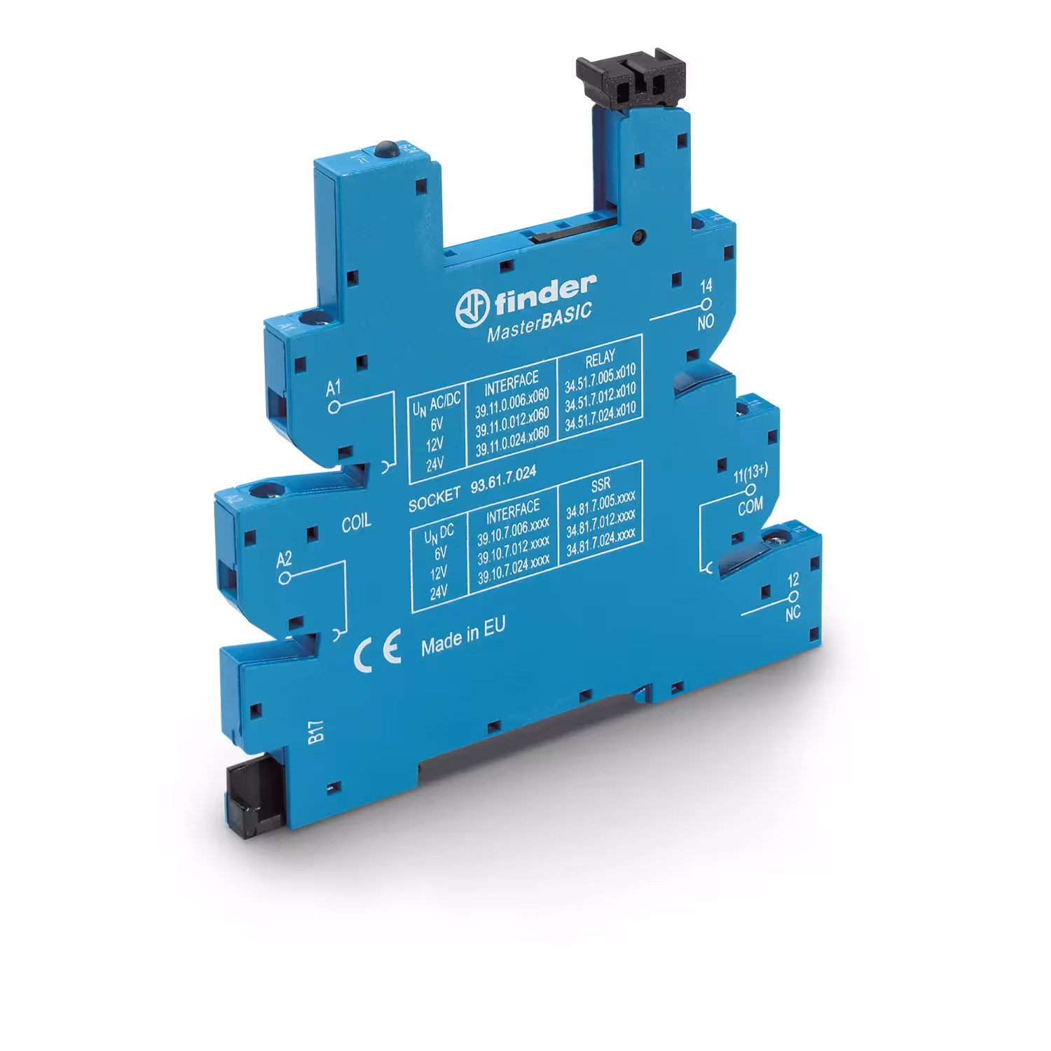 پایه رله PLC مخصوص رلههای تحریک DC سری 34 فیندر مدل 93.61.7.024