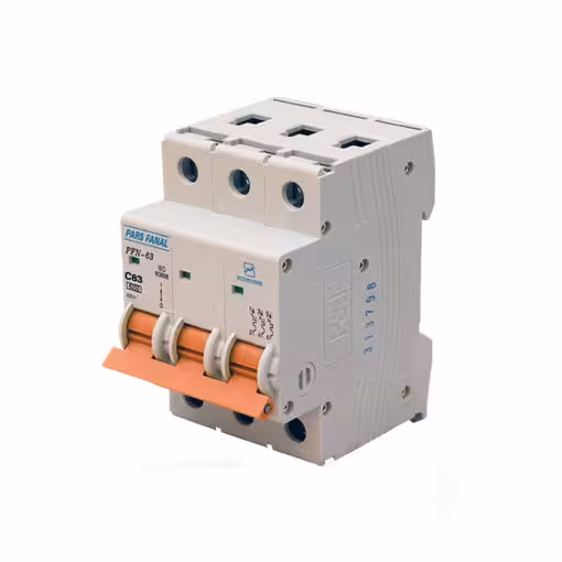 مینیاتوری سه فاز 63 آمپر پارس فانال مدل PFN-63