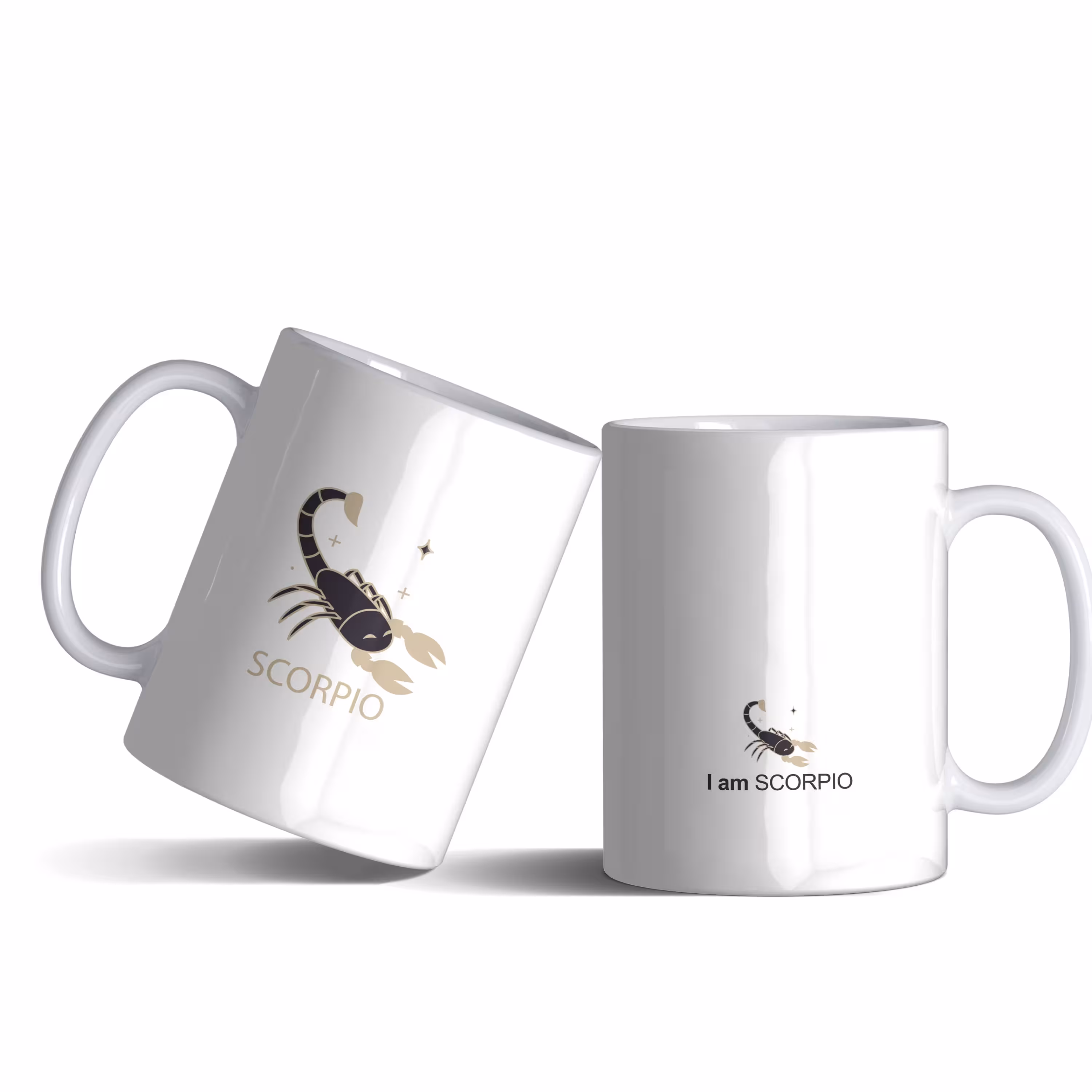 لیوان (ماگ) ماه تولد آبان با متن SCORPIO با طرح عقرب