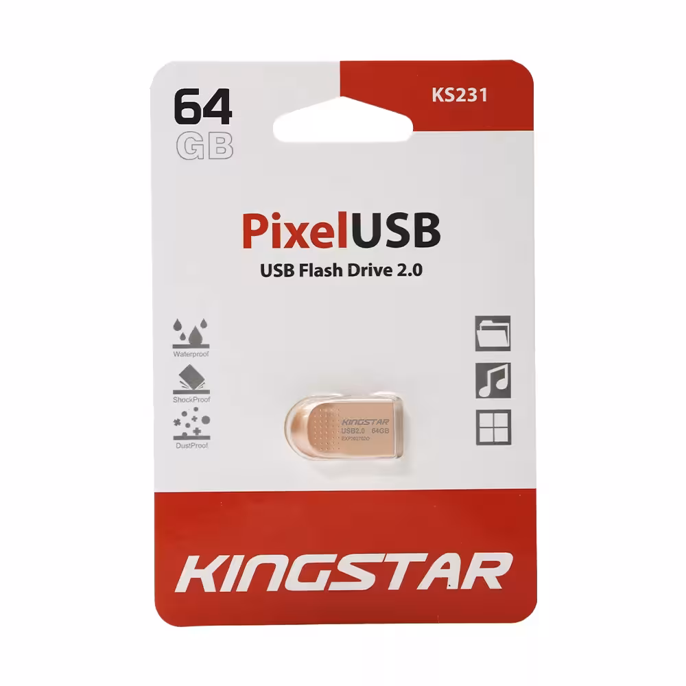 فلش مموری USB2.0 کینگ استار مدل KS231 ظرفیت 64 گیگابایت