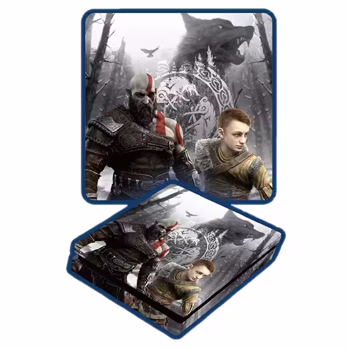 برچسب بدنه کنسول PS4 (GO) طرح GOD OF WAR