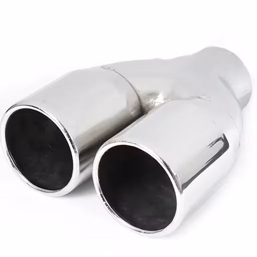 خرید سر اگزوز rc دو لول آبکاری استیل | اتوموبی