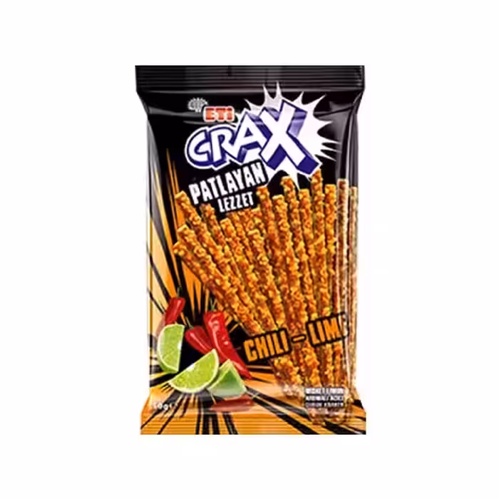چوب شور لیمو فلفلی کراکس 50 گرمی اتی Eti Crax