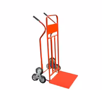 چرخ دستی پله رو با دسته دوبل_سایز 40 * 50 * 130 سانتی متر وزن 25 کیلوگرم تحمل بار تا 300 کیلوگرم