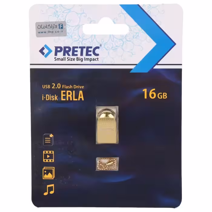 فلش مموری پرتک 16 گیگابایت مدل PRETEC USB2