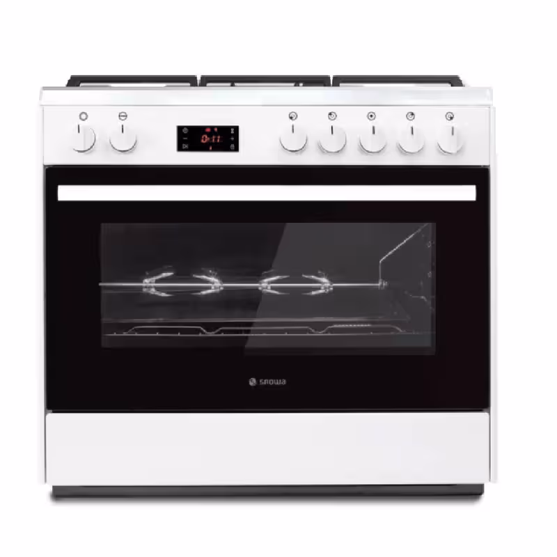 اجاق گاز 5 شعله اسنوا مدل SGC5-31102 سفید