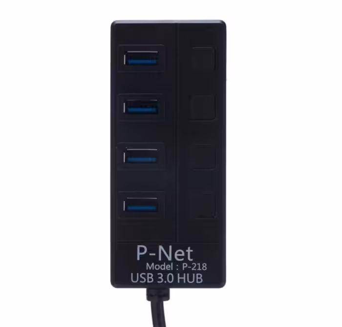 هاب 4 پورت USB 3.0 پی نت مدل P-218