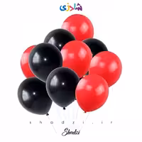 پک بادکنک قرمز مشکی