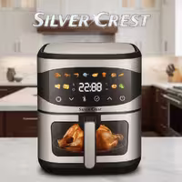 سرخ کن دوالمنت سیلورکرست- ظرفیت 15 لیتری جلو شیشه ای- قدرت 2400W وات- مدل XL-6094