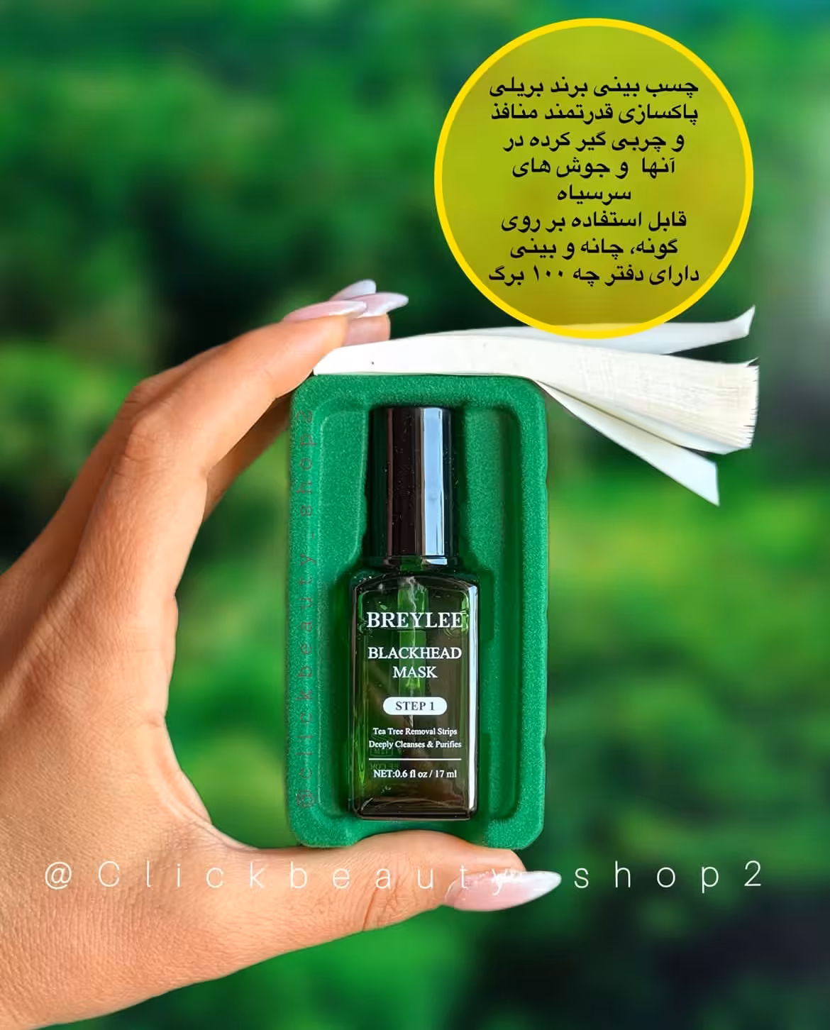 چسب بینی لاکی چای سبز بریلی BEREYLEE