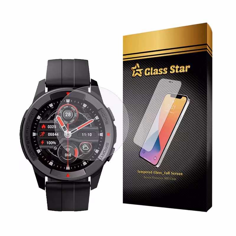 محافظ صفحه نمایش گلس استار مدل WATCHSAFS مناسب برای ساعت هوشمند میبرو Watch X1 | کالا برتری