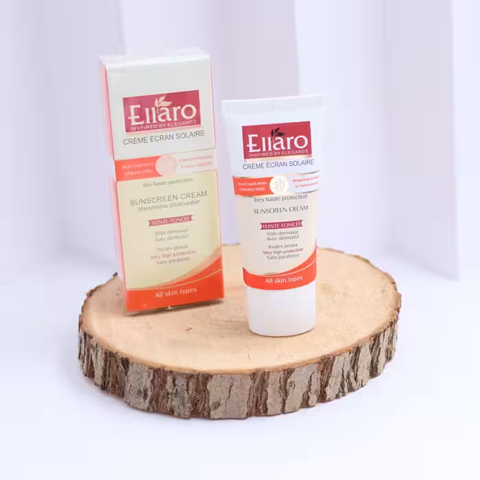 کرم ضدآفتاب الارو بژ طبیعی SPF50 انواع پوست 50 میل