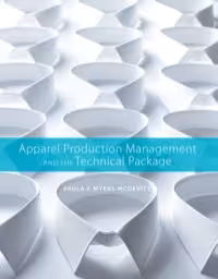 خرید و دانلود نسخه کامل کتاب Apparel Production Management and the Technical Package - Pdf