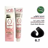 رنگ موی بدون آمونیاک والس بلوند زیتونی تیره شماره 6.7