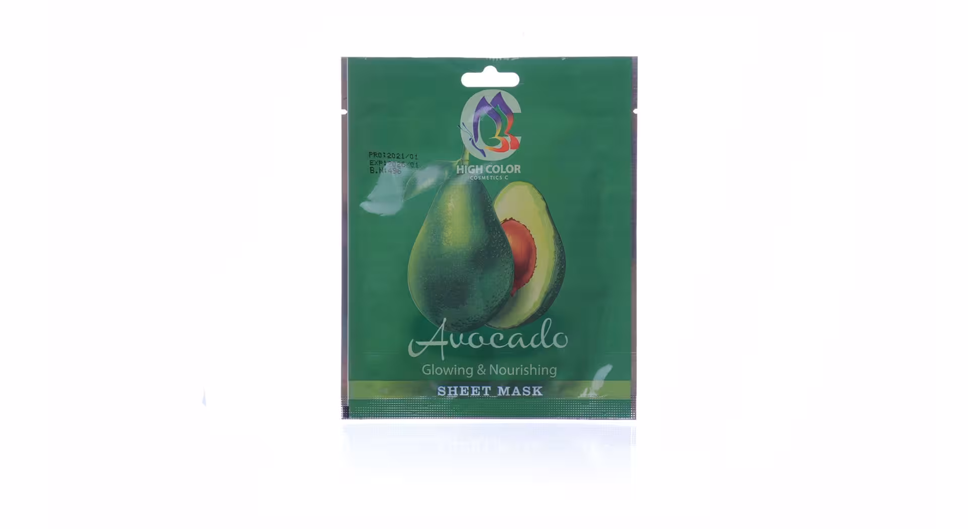 ماسک صورت حوله ای (ورقه ای) آووکادو