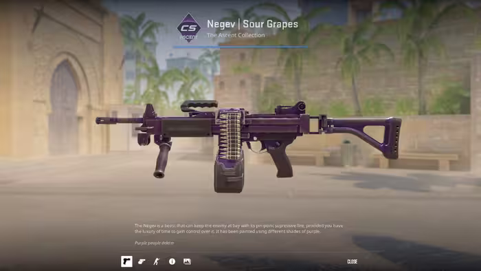 Negev | Sour Grapes [FT] (Field-Tested)