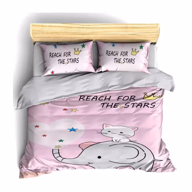 سرویس روتختی یک نفره کارینا مدل سه بعدی 5 تکه کد 1042