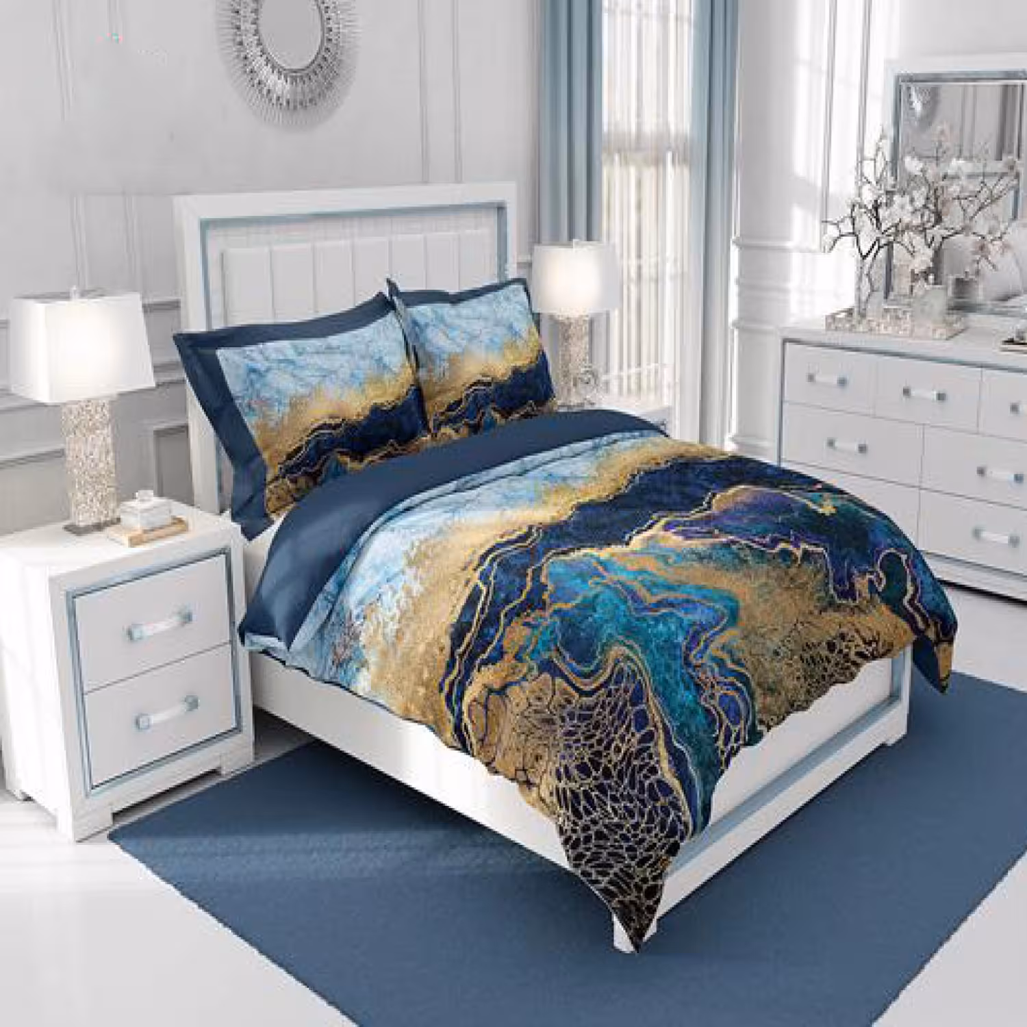 سرویس روتختی سه‌بعدی چیداری مدل 1059