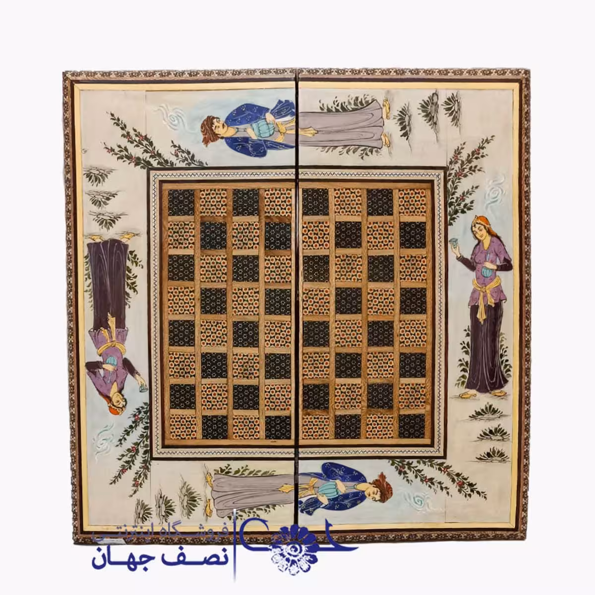 تخته نرد و شطرنج 50 سانتی مینیاتور کدm501