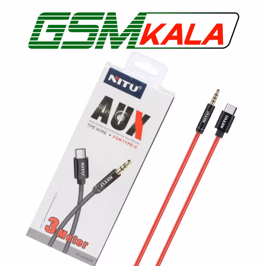 تبدیل NITU (AUX) TO Type-C مدل 008