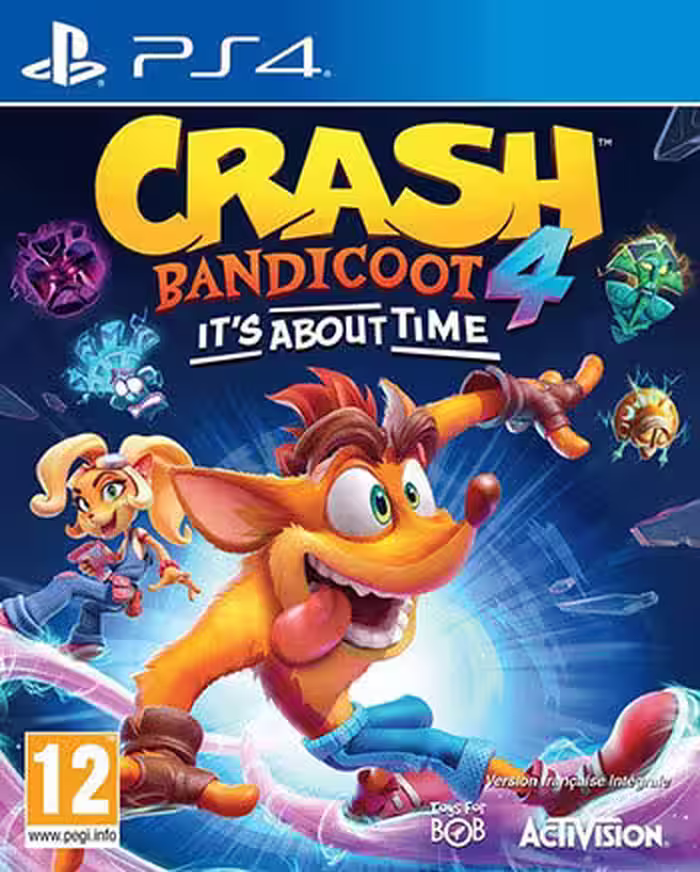 بازی پلی استیشن 4 نسخه رایتی نسخه هک‌شده بازی  Crash Bandicoot 4 Its About Time ps4