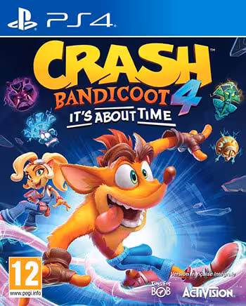 بازی پلی استیشن 4 نسخه رایتی نسخه هک‌شده بازی  Crash Bandicoot 4 Its About Time ps4