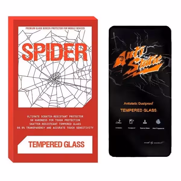 محافظ صفحه نمایش اسپایدر مدل Anti-Static مناسب برای گوشی موبایل اپل IPHONE 12