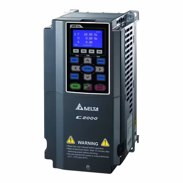 درایو VFD015C43A-21 سه فاز 380 سری C2000 توان 1/5 کیلووات دلتا