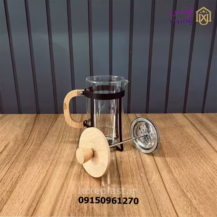 فرنچ پرس 600ml بدنه مشکی 2046