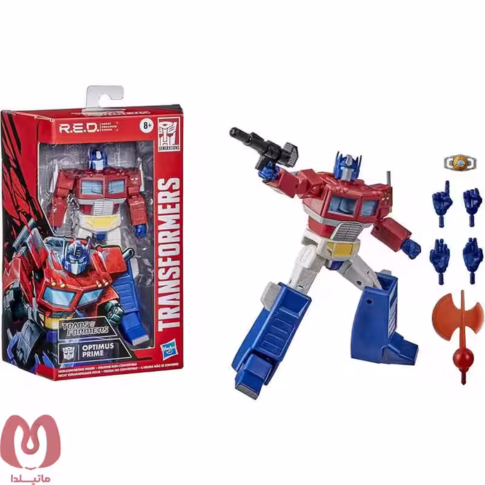اکشن فیگور ترنسفورمر آپتیموس پرایم سری Transformer Optimus Prime R.E.D یرند هاسبرو