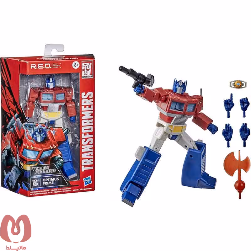 اکشن فیگور ترنسفورمر آپتیموس پرایم سری Transformer Optimus Prime R.E.D یرند هاسبرو