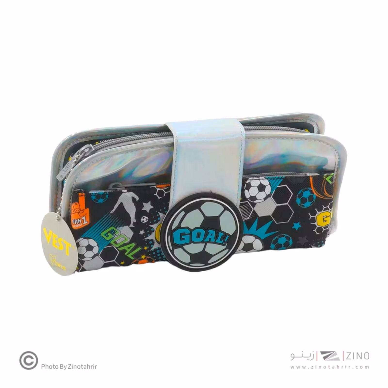 جامدادی دوزیپ وست فوتبالی کد2069-5