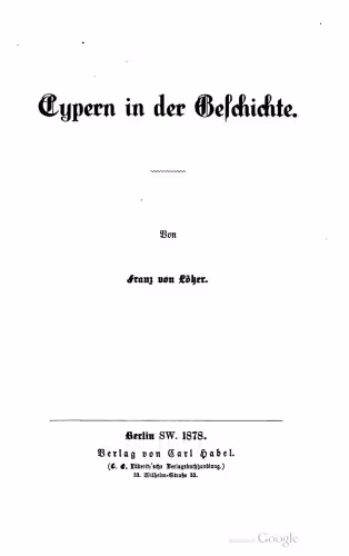 خرید و دانلود نسخه کامل کتاب Cypern [Zypern] in der Geschichte