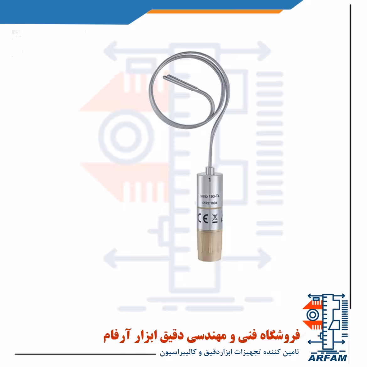 دیتالاگر دما پراب PT1000 رنج - 50 تا 140 تستو TESTO 190-T4