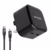 سوپر فست شارژر پرودو مدل (PD-FWCH012-L-BK) Porodo Super-Fast  Dual USB-C Wall Charger PD 35W