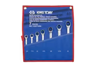 12207SRN – ست يکسر رينگ جغجغه اينچي 7 عددي کينگ توني