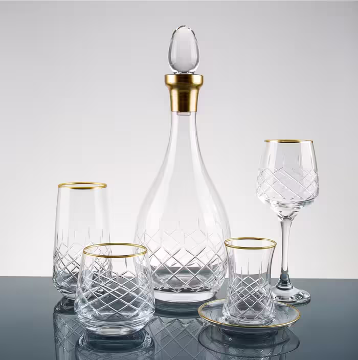 سرویس پارچ و لیوان آب خوری 12 نفره 61 پارچه Decores Home ترکیه