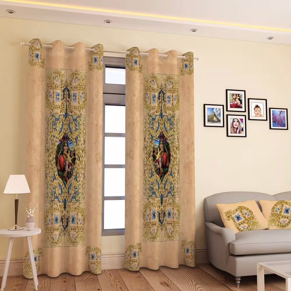 پرده پانچی کد 570 (طرح سنتی)