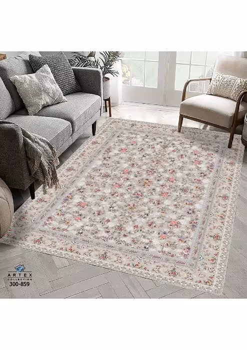 روفرشی کشدار مخمل شانل ترک(کشدوزی شده)-کد طرح 926