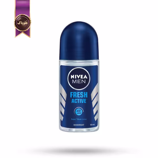 مام رول ضدتعریق مردانه نیوا NIVEA MEN مدل تازه و پرانرژی Fresh Active حجم 50 میلی‌ لیتر (اورجینال)