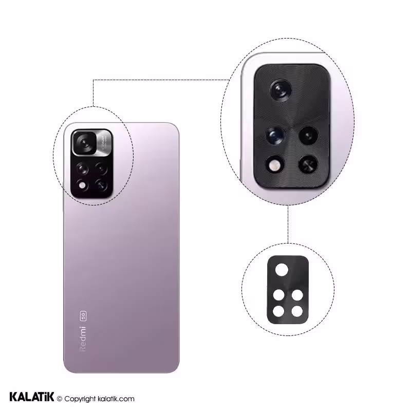 محافظ لنز دوربین AK مناسب برای گوشی موبایل شیائومی Redmi Note 11 Pro 5G CN